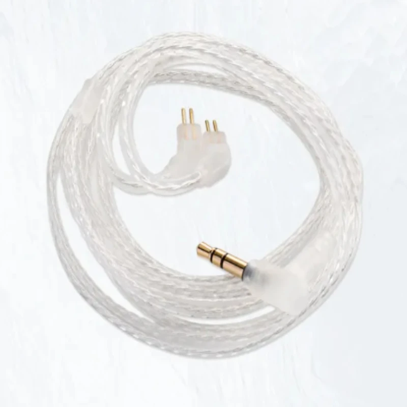 Kinera Celest HIFI Earphone Cable Oxygen-free Copper Silver Plated 3.5mm In-Ear Monitor Headphone Cable Icelis 2pin Headset Cord