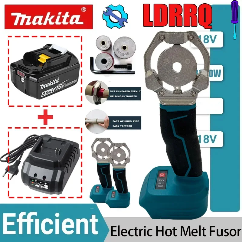 

Аккумуляторный аппарат для сварки труб Makita: паяльник для ПП, ПЭ, ППР труб с зарядным устройством