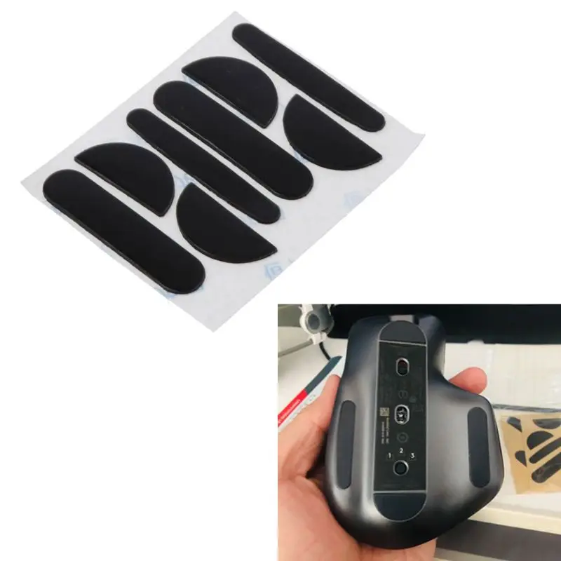 

2 комплекта MX Master 3S, круглые изогнутые края, подставки для мыши, мыши, коньков, коврики для мыши, Беспроводная игровая мышь