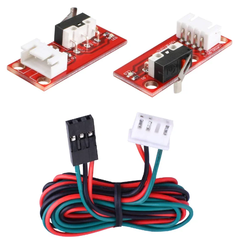1-10Pcs Endstop Switch For Arduino End Stop Limit Switch and Cable Mechanical Endstop For CNC RAMPS 1.4 Board 3D Printer Parts