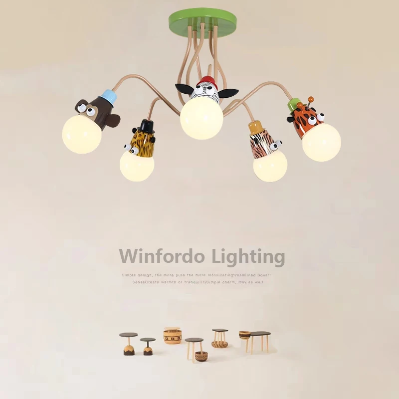 2023 Modern LED Pendant Light Cartoon Pendant Lights Balloon Flying House Hanging Lamp Children Room Bedroom Decor Lights