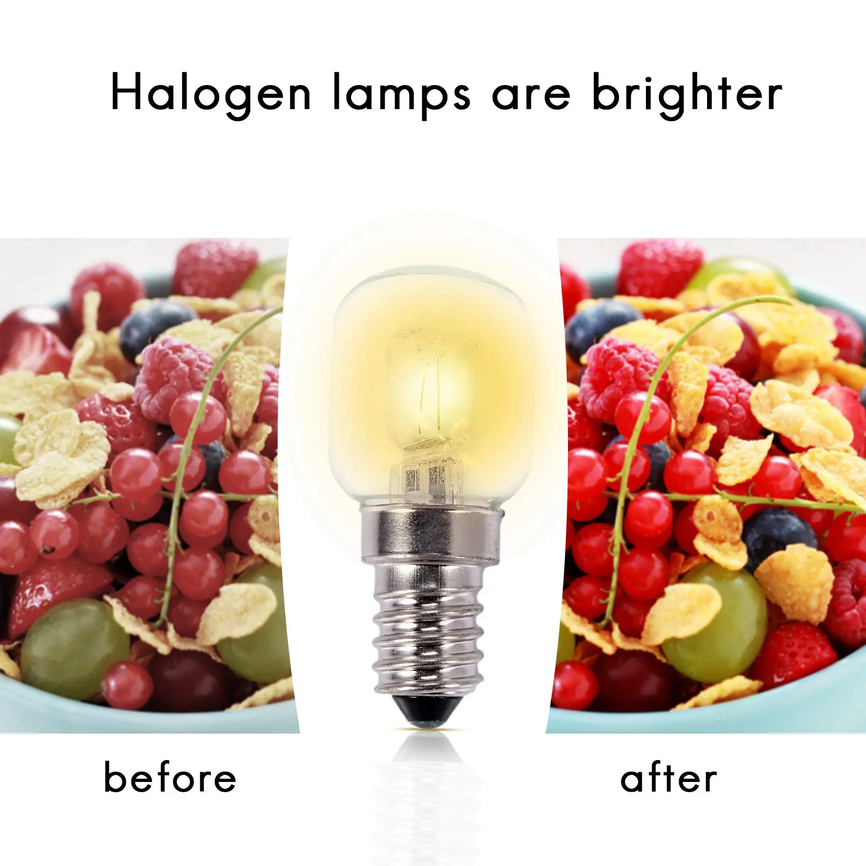 E14 Высокотемпературная лампа 500 градусов 25 Вт Галогенная пузырьковая лампа для духовки E14 250 В 25 Вт Кварцевая лампа GSY