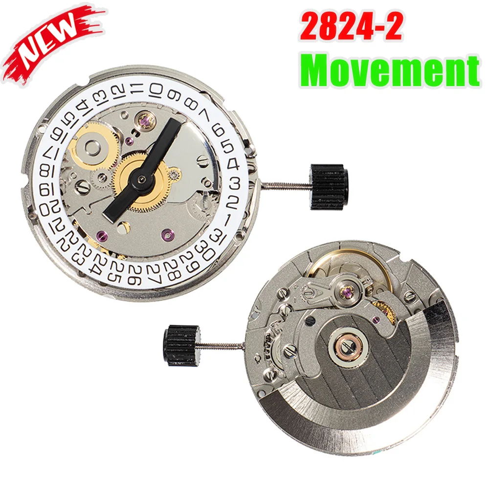 

PT5000 Automatic Movement 25 Jewels 3H Date Compatible with Seagull ST21 Specs ETA 2824 Modification Parts Replacement DIY Set