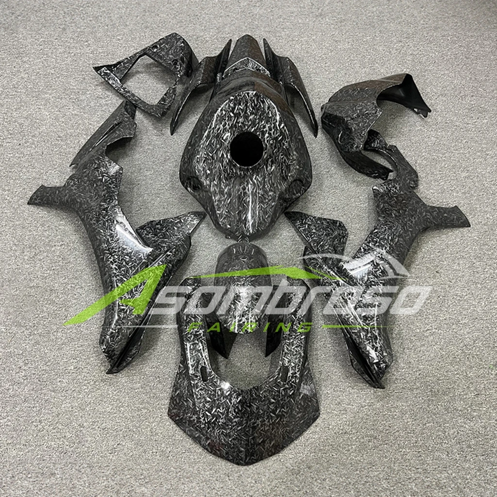 For Yamaha YZF R1 2015-2019 Fairing Kit ABS Plastic Injection Molded Motorcycle Bodywork Panels Forged Carbon Fiber Look