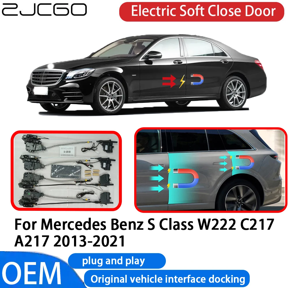 

for Mercedes Benz S Class W222 C217 A217 2013-2021 Car Automatic Electric Soft Close Door Closer System OEM Plug and Play