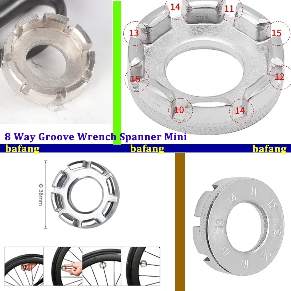 

Easy to Use Spoke Wrench Tool for Adjusting Bicycle Wheel Rims Wheel Spanner Bike Spoke Wrench Wheel Spoke Wrench