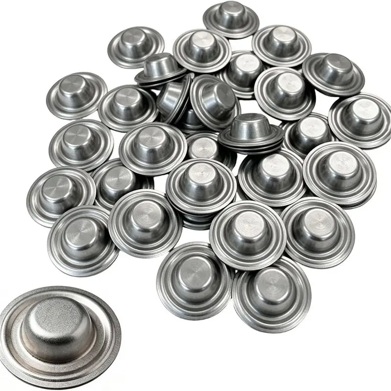 WORTHOWN-100 Pack Metal Roof Screw Caps, Waterproof & Rustproof Galvalume Screw Covers For Roofing