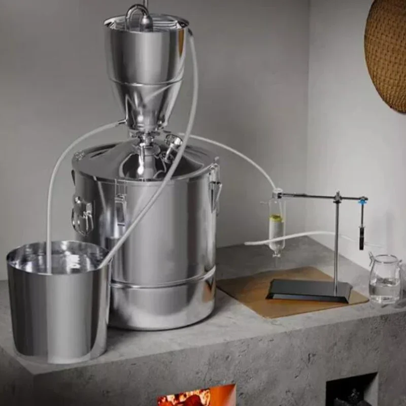 Nouvelle Machine d'extraction d'huile essentielle, équipement de Distillation, rosée Pure, bois d'agar, Production d'extraction aromatique encore