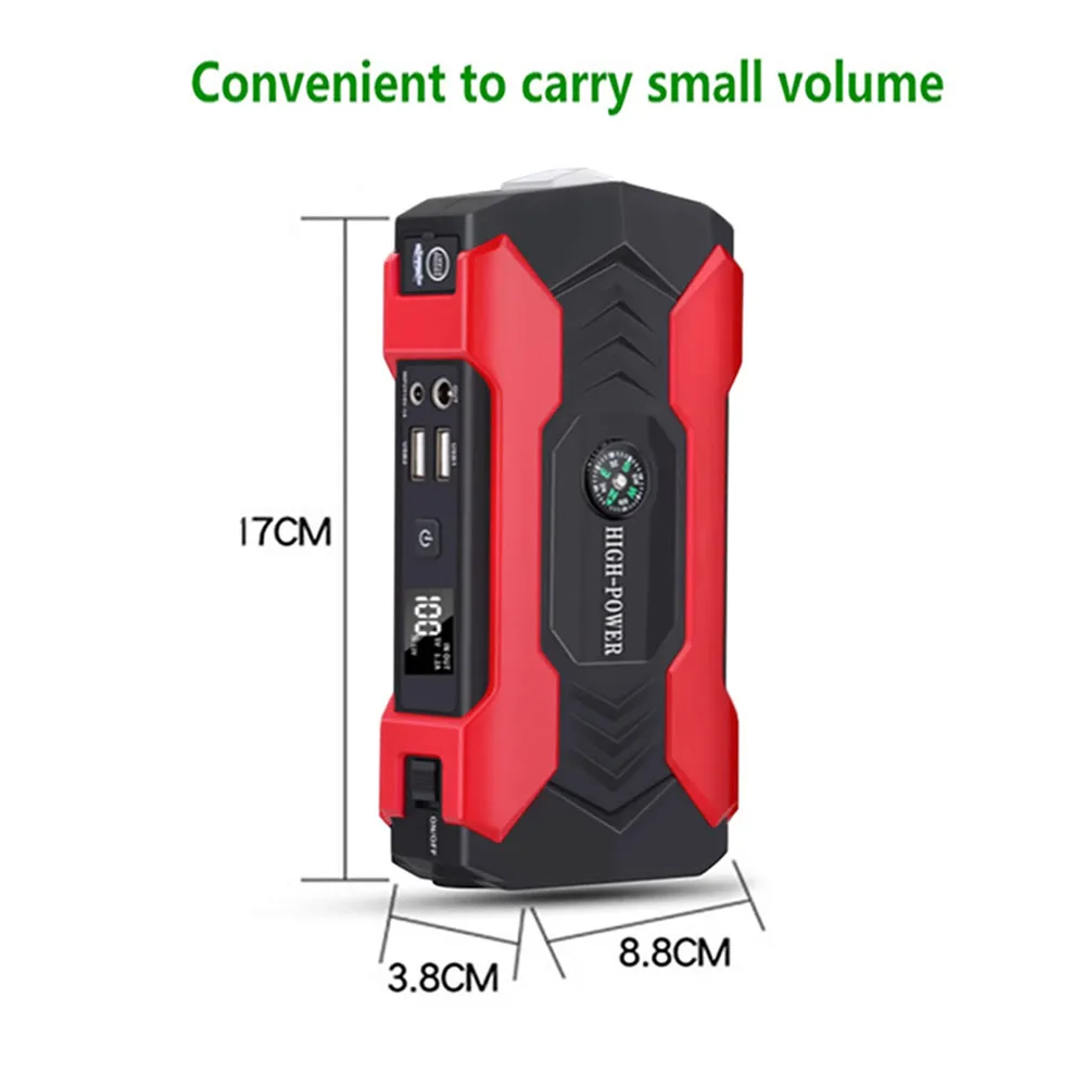 12V Car Jump Starter Power Bank 600A 20000mAh Starting Device Auto Emergency Battery Booster Jump Starter Car Battery Starter