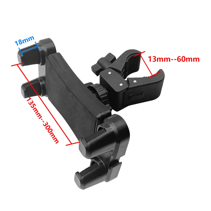 Imagem -02 - Suporte de Montagem para Tablet Notebook Handbook Open Data Collector Pólo Braçadeira Suporte para 4.513.5 Ipad Gps Gnss Levantamento Mount Bracket