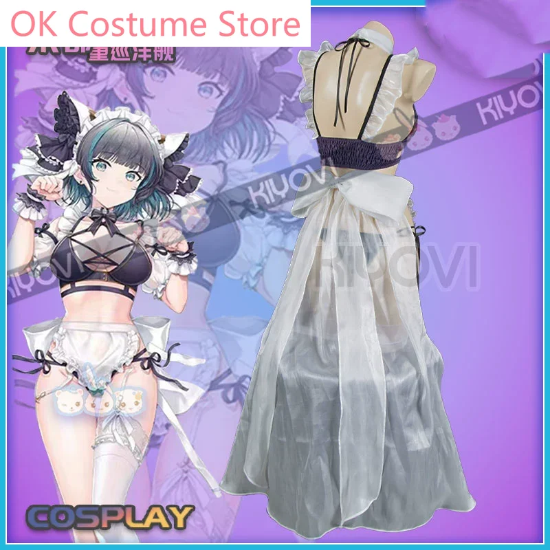 Azur Lane Cheshire Women Pillows Cat-eared Pajamas Cosplay Costume Cos Game Anime Party Uniform Hallowen Play Role Clothes