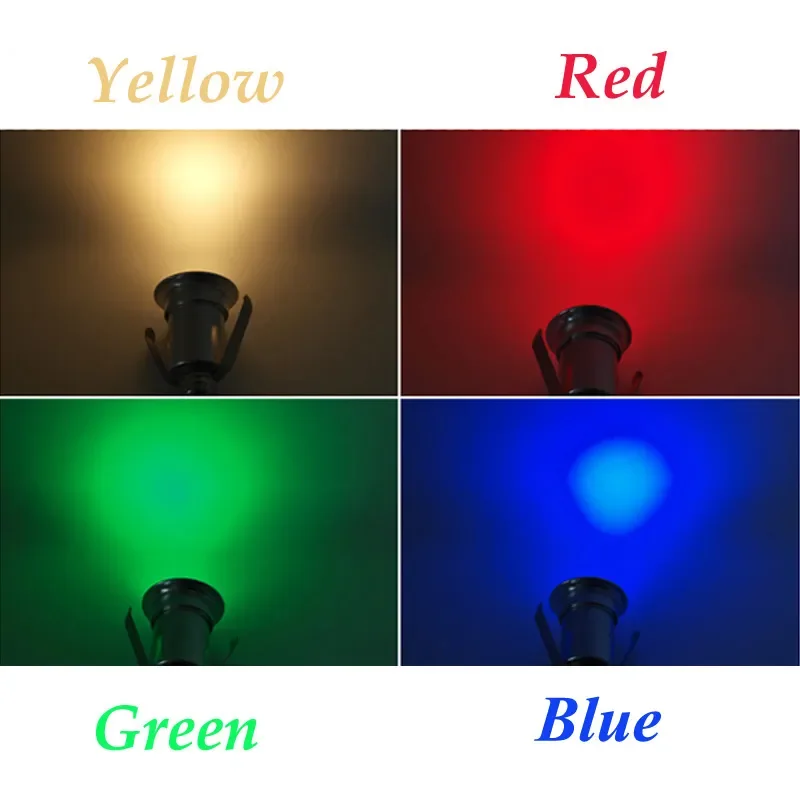 3W 5W LED buried IP67 AC110V220V DC12V Outdoor Recessed Deck Light 1/2/3/4 side view Underground Lamp Sidewalk Lighting waterpr