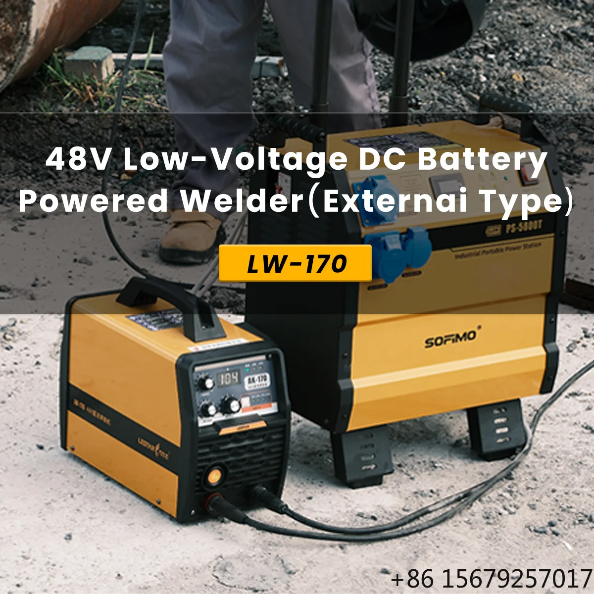 ProfessionalGrade Electric Tools Portable Battery Powered Welder Machine Pure DC Output, Smooth and Beautiful Welding