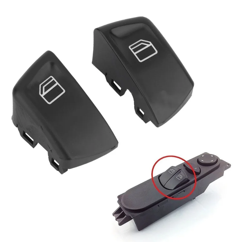 

2pcs Car Window Lifter Switch Button Cover for Sprinter 906 MK2 2005-2015 -Benz Vito Viano W639 2003-2015