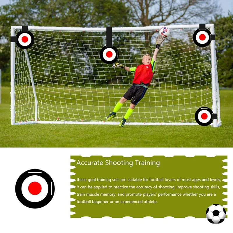 Adjustable Soccer Target Discs Football Goal Practice Kicking Accuracy Training Goal Target Tray for Home Outdoor-ANKL