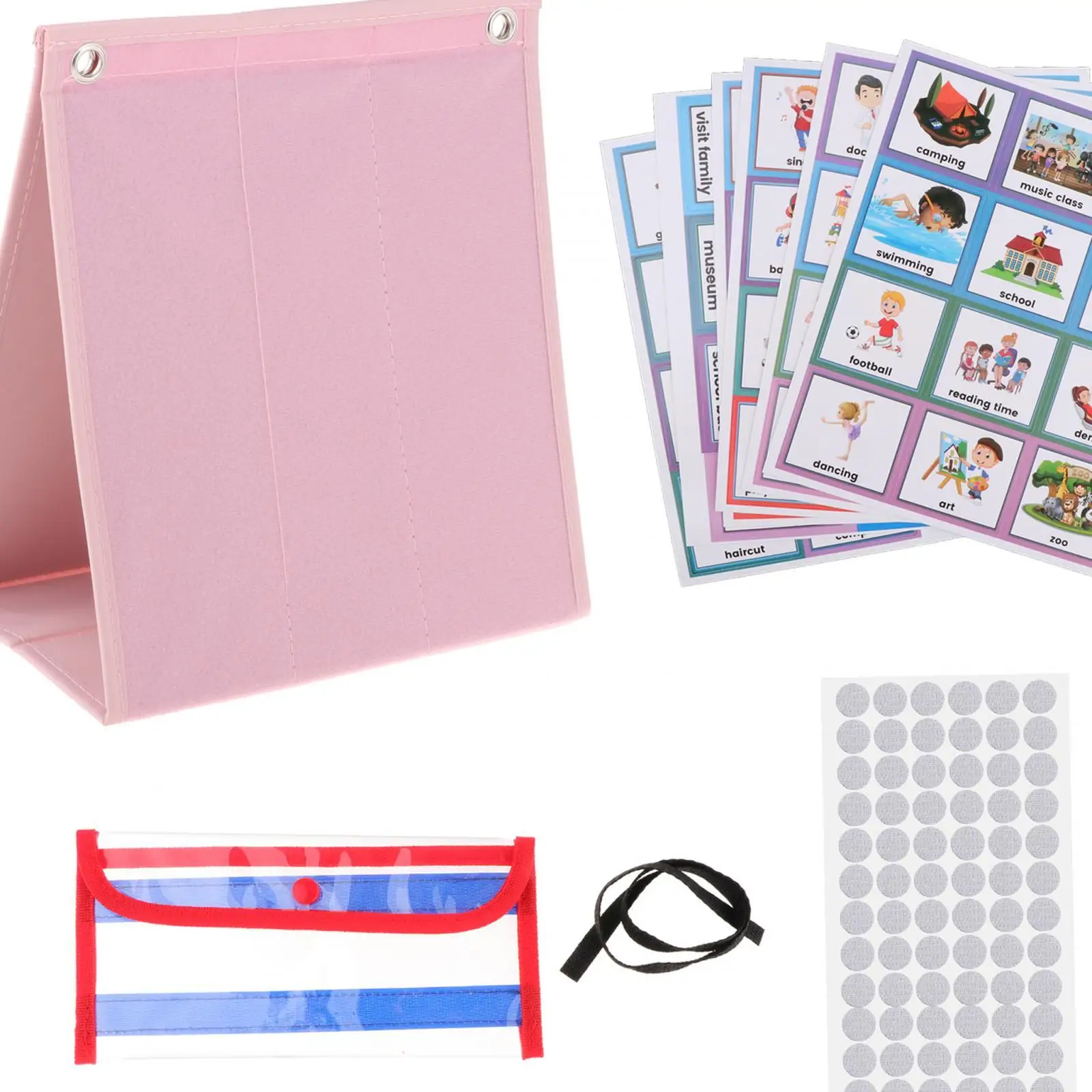 Kids Daily Visual Schedule Educational Chart for Classroom Home Activity