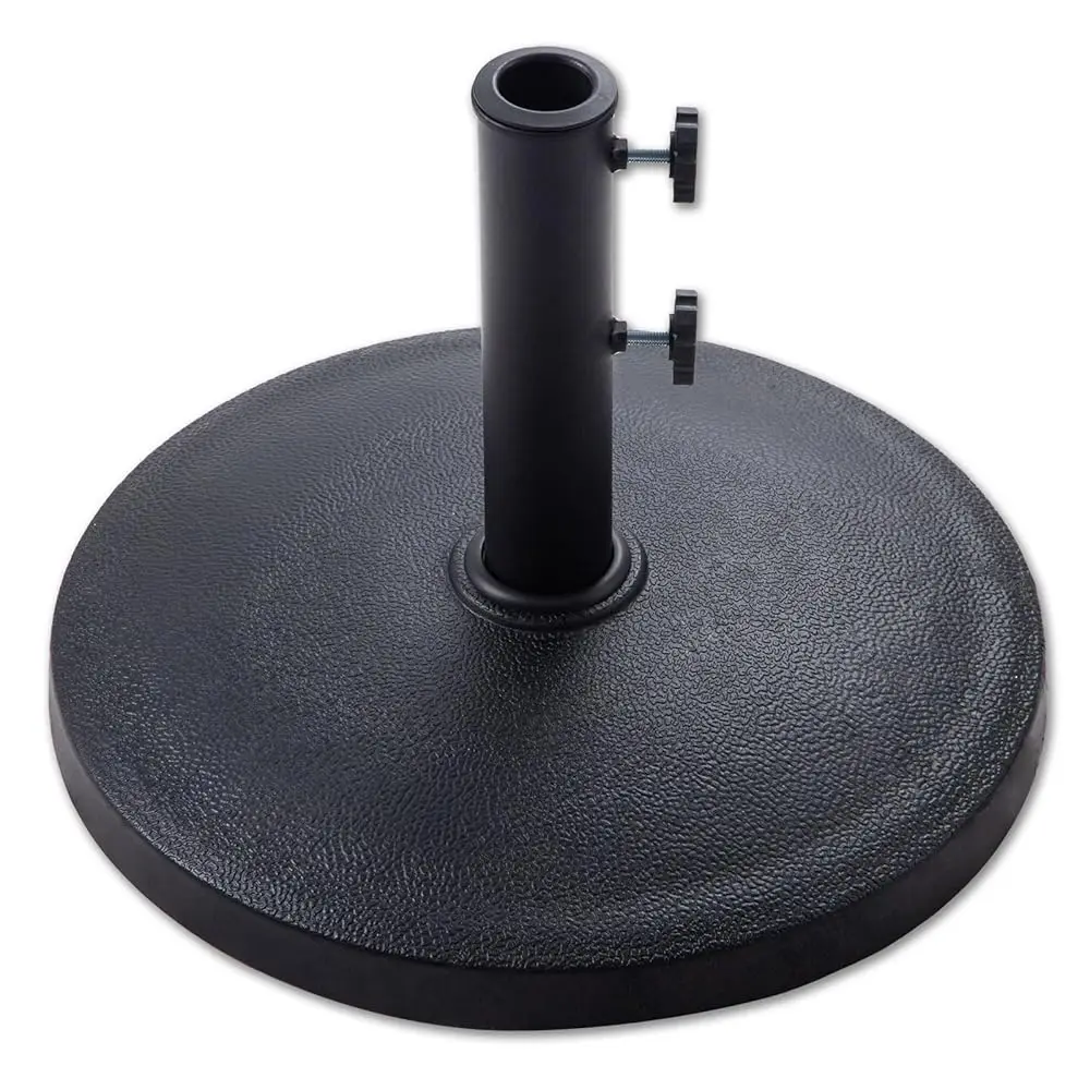 

Основание для зонта для патио, 42 фунта, прочная подставка для настольного зонта для патио на открытом воздухе, черный