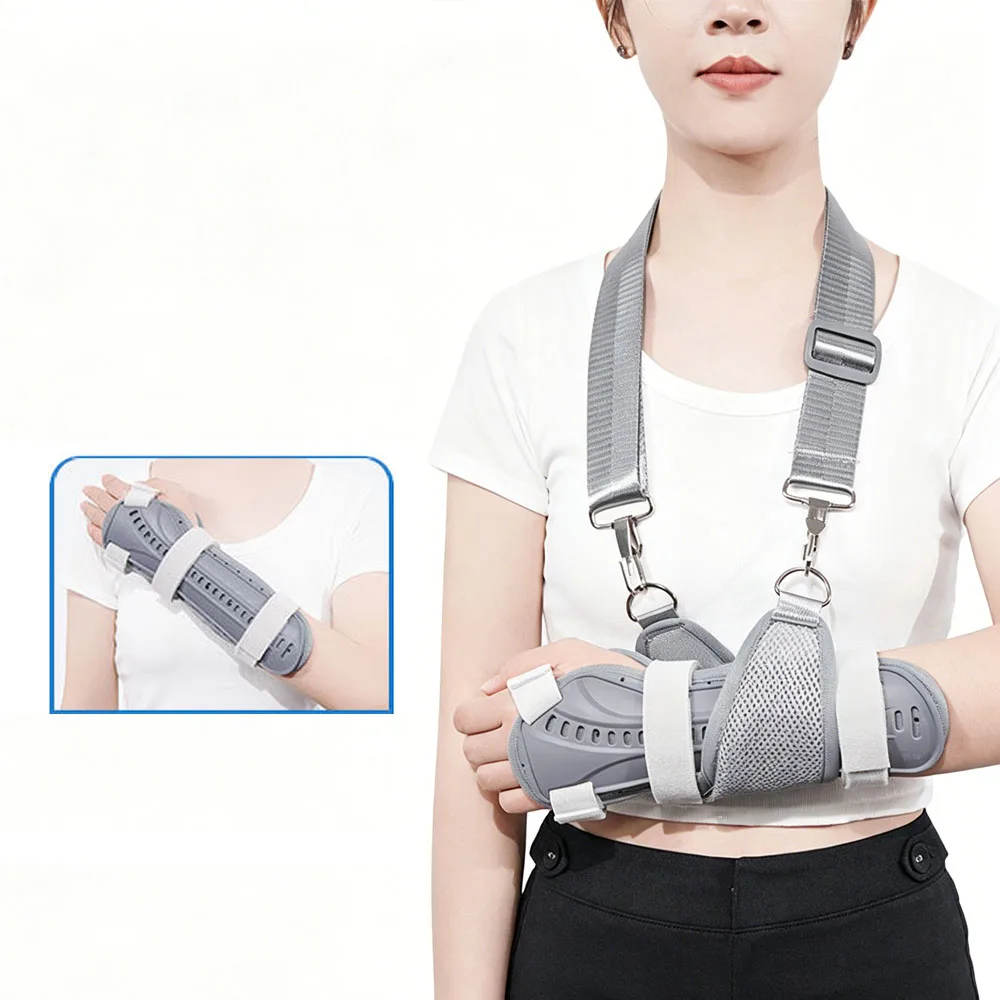 

Double-sided Compression Splint Support Wrist Brace Comfortable Breathable Fixed Wrist Brace Hand Splint Fracture Rehabilitation