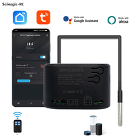 Smart WiFi Temperature Switch 10A 220V Controller 2000W Intelligent Thermostat Work With Tuya app, 433MHz RF, Alexa Google Home