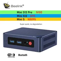 Beelink Mini S12 PRO Intel N95 N5095 N100 Mini PC WiFi BT DDR4 8GB 256GB 16GB 500GB 1TB Desktop Gaming Computer