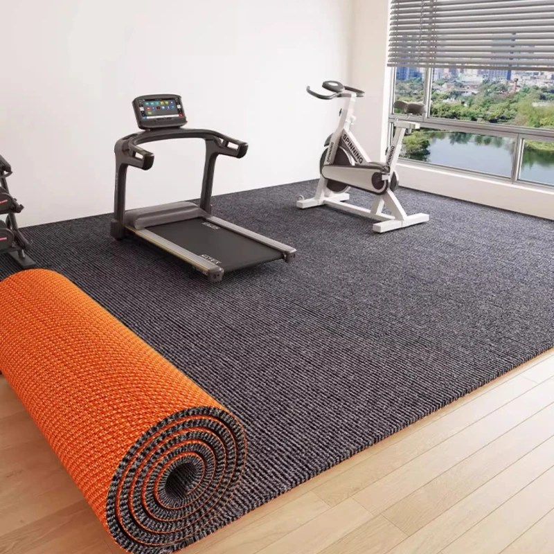 

Gym floor mat sound insulation and shock absorption Professional shock-proof sports thickened household large area