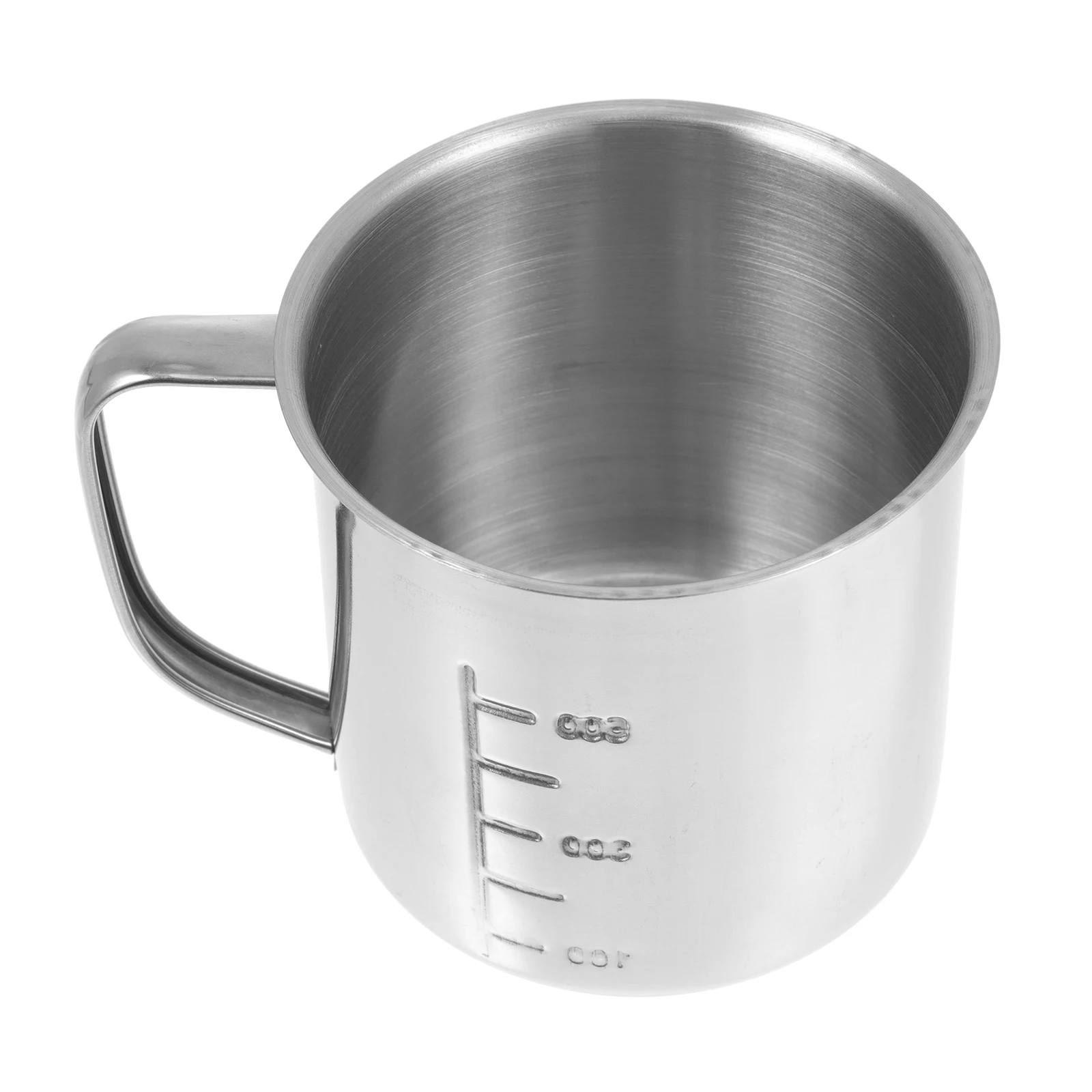 

Stainless Steel Cup Scale Cups for Wet Measurement Laboratory Tool Tool Practical Thickened Heatproof