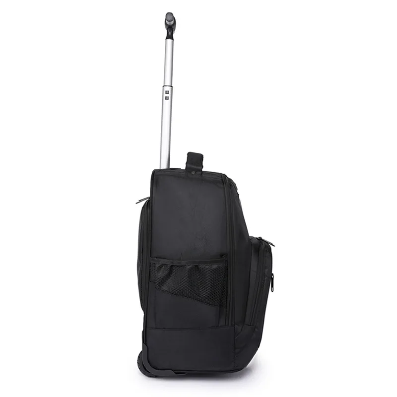 Männer reisen Trolley Rucksack Tasche Trolley Taschen mit Rädern Rucksack Oxford Business Tasche Koffer Laptop Roll gepäck