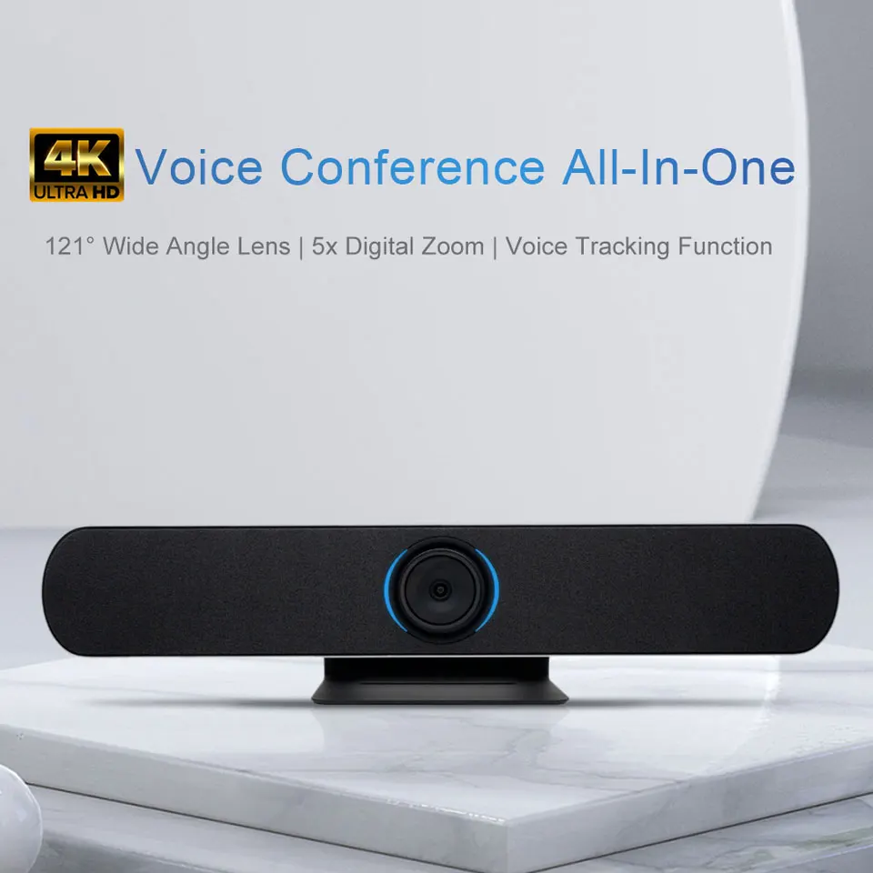 Hot sale all in One Video Conference Webcam with Speaker Wireless Soundbar with Camera Meeting Pod BT Multi Media