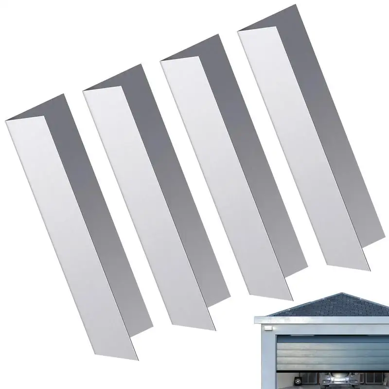 Sealing Guard For Garage Door 4X Animal Shield 5.91 X 1.77 Inch Garage Door Guard Long-Lasting Protecting Window Hardware For