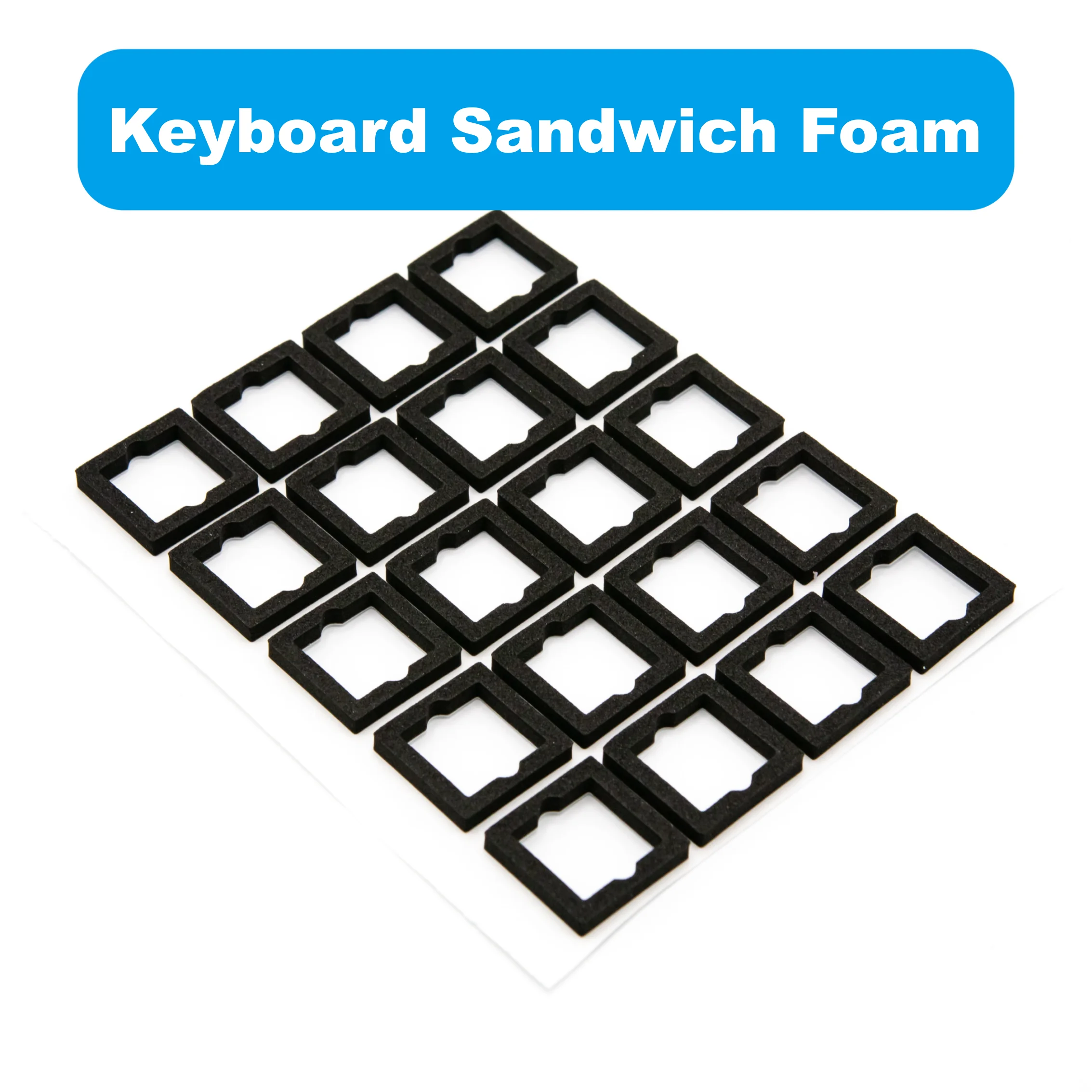 Plaque de positionnement en coton pour clavier, sandwich en mousse, insonorisant, amélioration du son, matériau en OligFoam Tuning