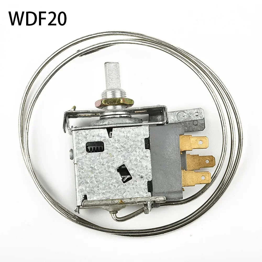 AC220V-250V Axis Refrigerator Thermostat WDF20 Model 50/60Hz Refrigerator Thermostat With Metal Wire Electrical Socket Parts