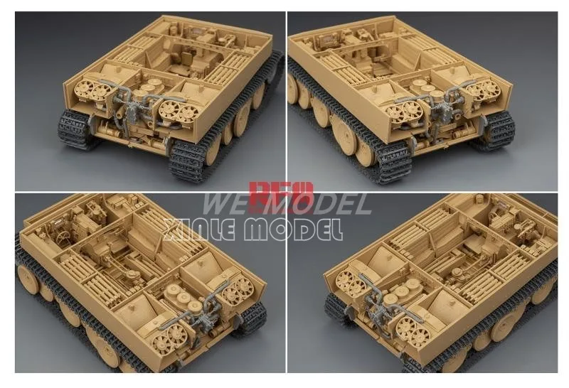 رايفيلد نموذج ترقية Rem-2007 النمر الأول محرك خط أنابيب التكيف رايفيلد 5003 و 5025 لمجموعة هواية نموذج لعبة عسكرية