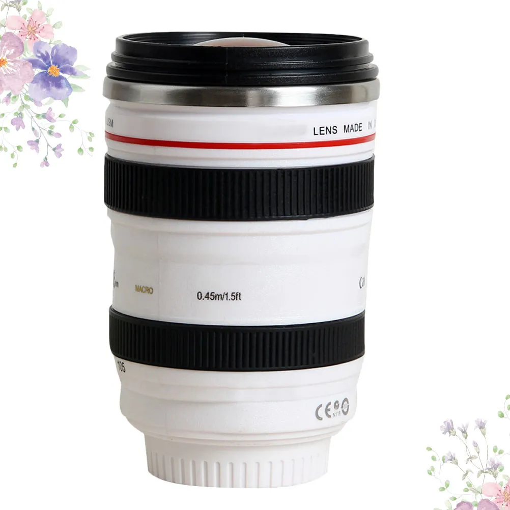 Stylish Camera Lens Storage Cup High Quality Water Container for Home Office Hotel Coffee Shop Tea Milk Drinking Gift