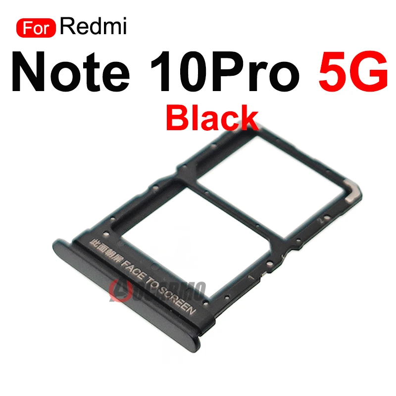 For Xiaomi Redmi Note 10 4G Pro 5G 10Pro SIM Card Reader Sim Tray