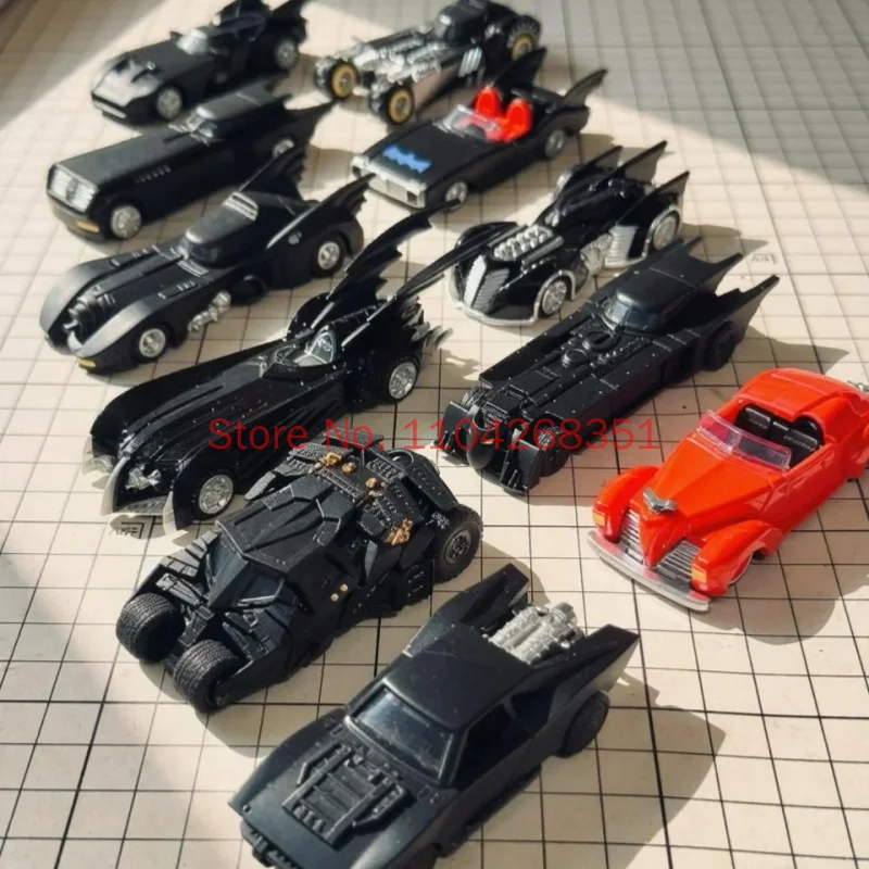Genuine Blokees Gothan Shadows Batmobile The Dark Knight E02 Wheels 1:64 Blind Box Batman Assembled Car Model Ornament Toys - view 3
