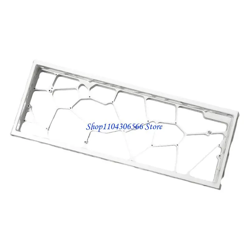 02DD Aluminum Keyboard Enclosure Hollows Structure for Style Weight Reduction Efficient Cooling and Simple DIY Installation