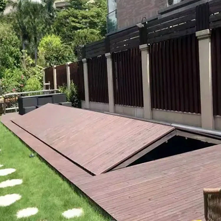 Automatic Folding and Rolling Shutter 3x4m Pool Cover Steel Waterproof Sliding Pool Cover
