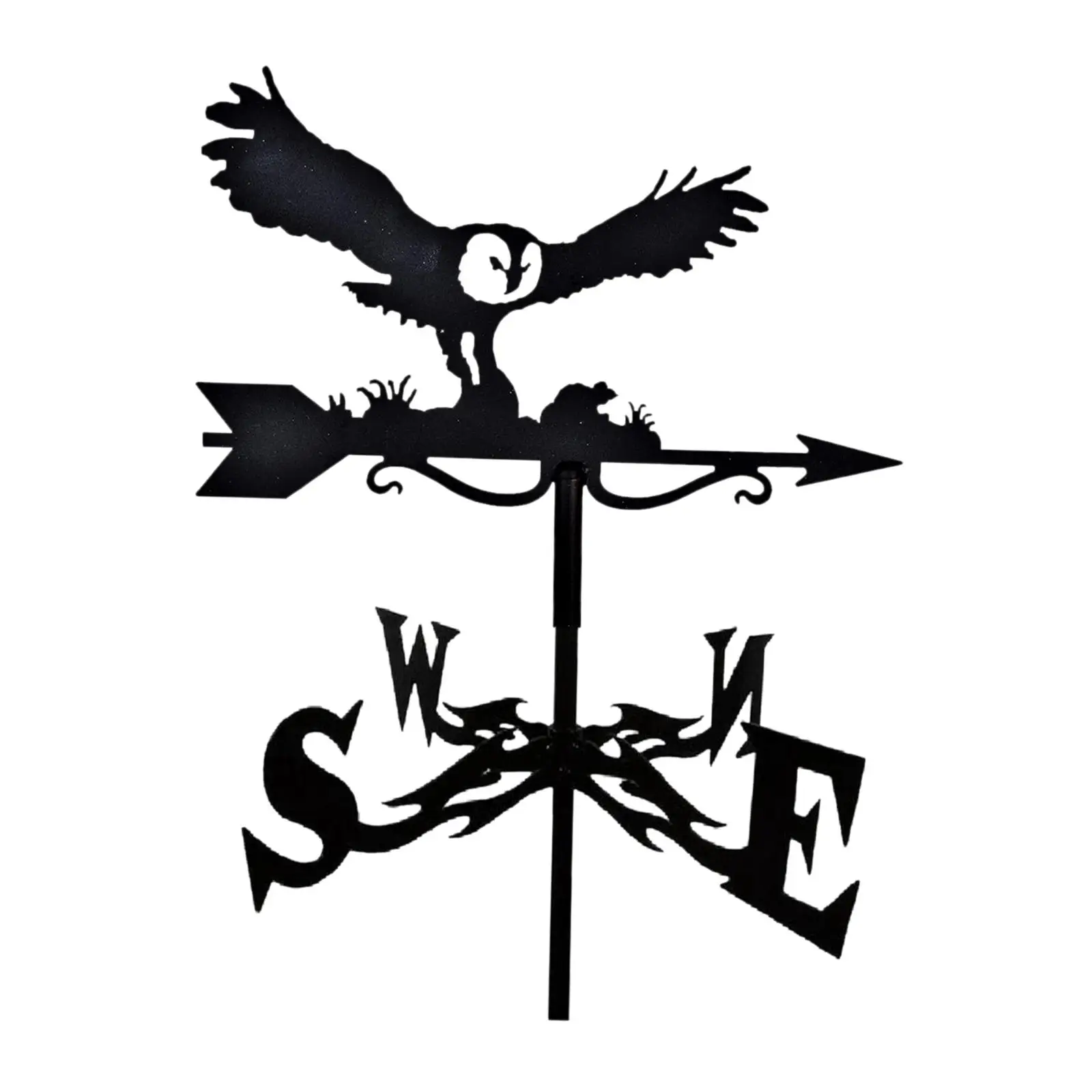 Metal Craft Weather Vane Decorative Wind Direction Indicator Weathervane