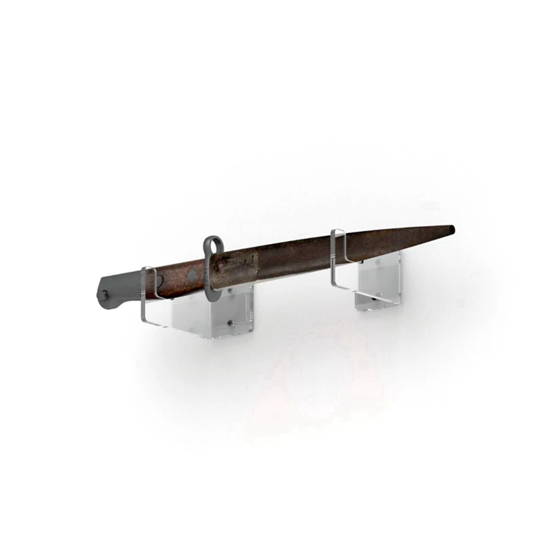 4X Acryl Messer Display Stand Feste Klinge Messer Sammlung Display Stand Halter Einzel Messer Rustikale Kabine Wohnkultur