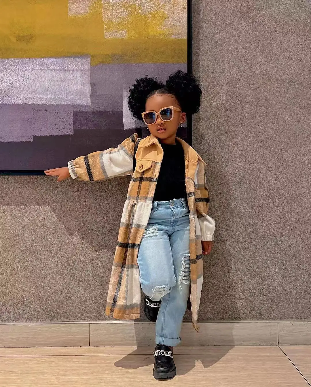 Spring Autumn Baby Cothes Girlโsโ Long Style Coat Children Kids Jacket Red Warm Overcoat For Girls For 3 4 5 6 7 8 Year