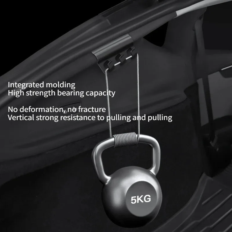 

Trunk Hook for Tesla Model Y Juniper 2025 Rear Trunk Both Sides Storage Hook Bag Holder Umbrella Hanger Storage Car Accessories