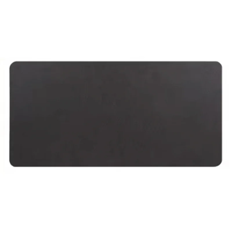 A88E-Retro Cowhide Patterned Desk Pad Double-Sided Stain-Resistant Mouse Mat Leather Pad