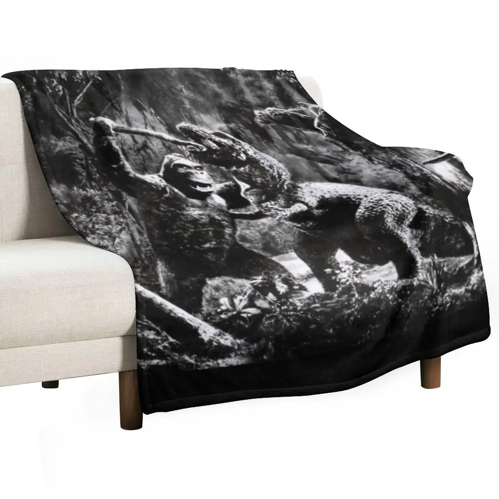 

The original 1933 King Kong . Throw Blanket Large Hairys Blankets