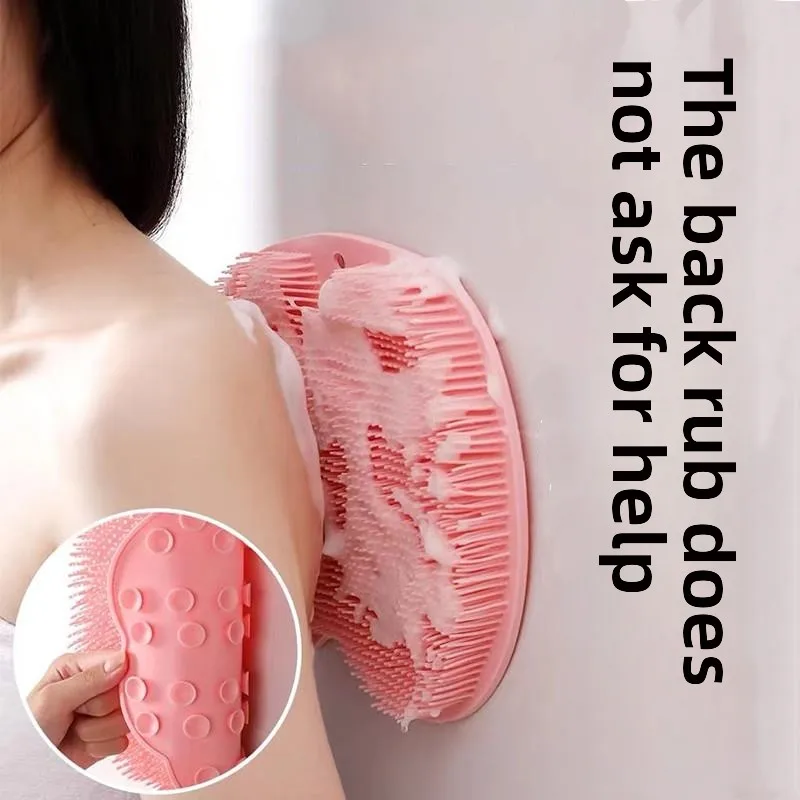 

Bathing back rubbing artifact, powerful suction cup, silicone, wall sticker, household
