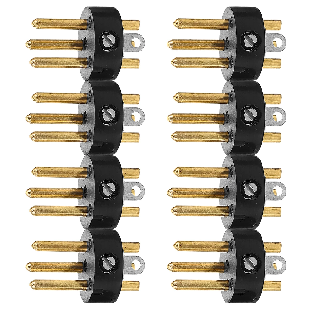 

8pcs Microphone Adapter Plug Audio Adapter for KTV Xlr Connector Plug Mics Xlr Cable Connector Audio Equipment