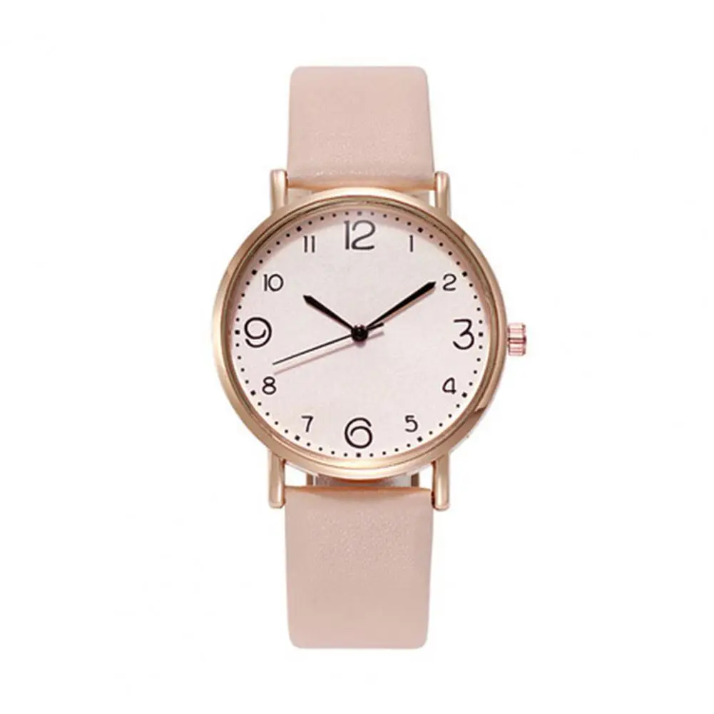 

Classic Style Watch Quartz Watch Elegant Minimalist Quartz Wristwatch for Women Luxury Adjustable Leather Strap Bracelet Watch