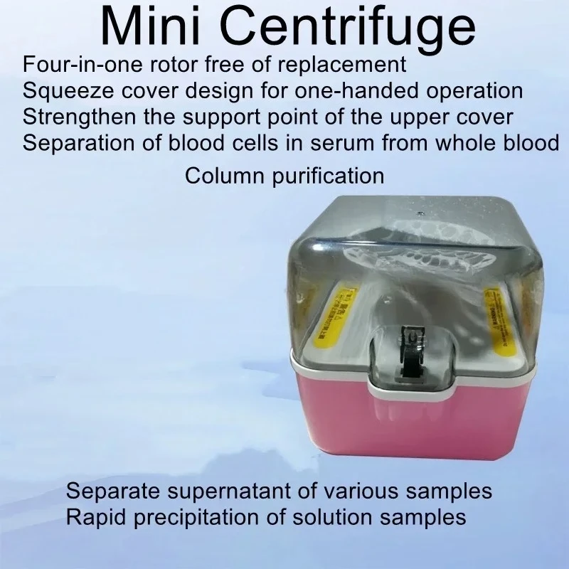 

CHKJ Mini centrifuge small desktop handheld laboratory four-in-one rotor separator abpd-i