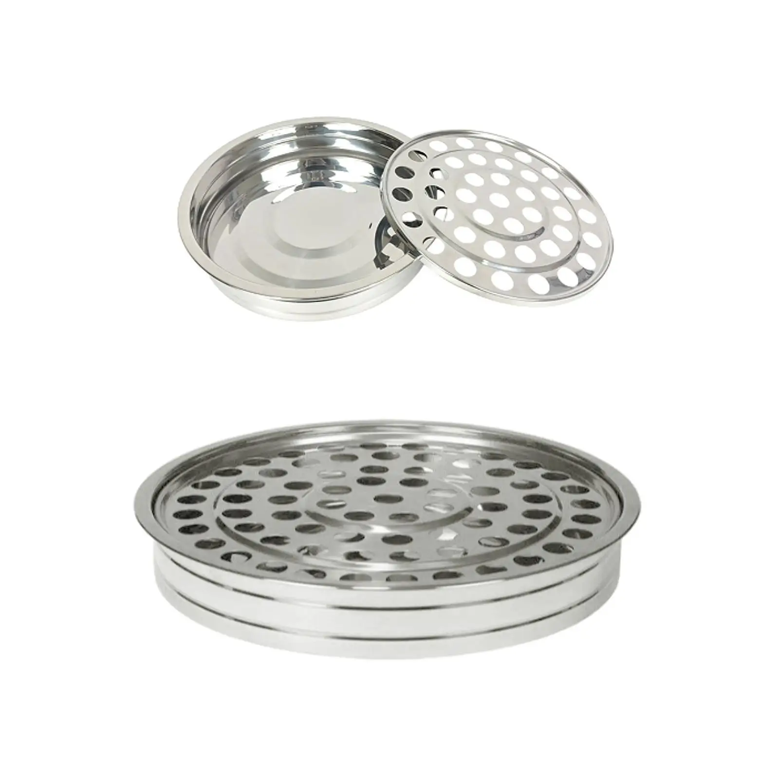 

Communion Tray Stainless Steel for Church Stackable Serving Tray, Church