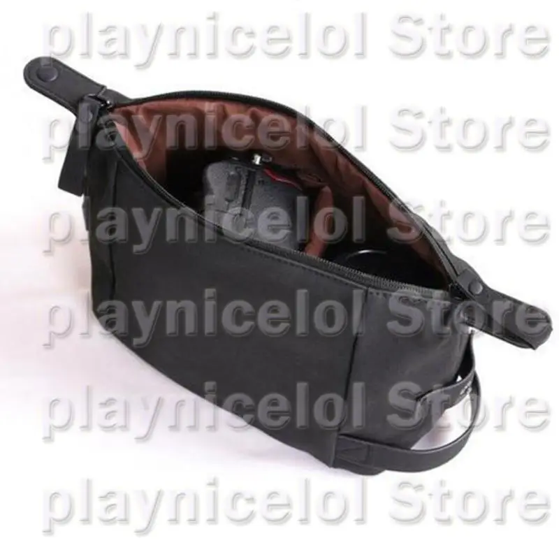 حقيبة كاميرا جلدية E8BA PU لـ XA7 XE1 XE4 XS10 وللحصول على تخزين المعدات EP7 10 خفيفة الوزن ومقاومة للصدمات