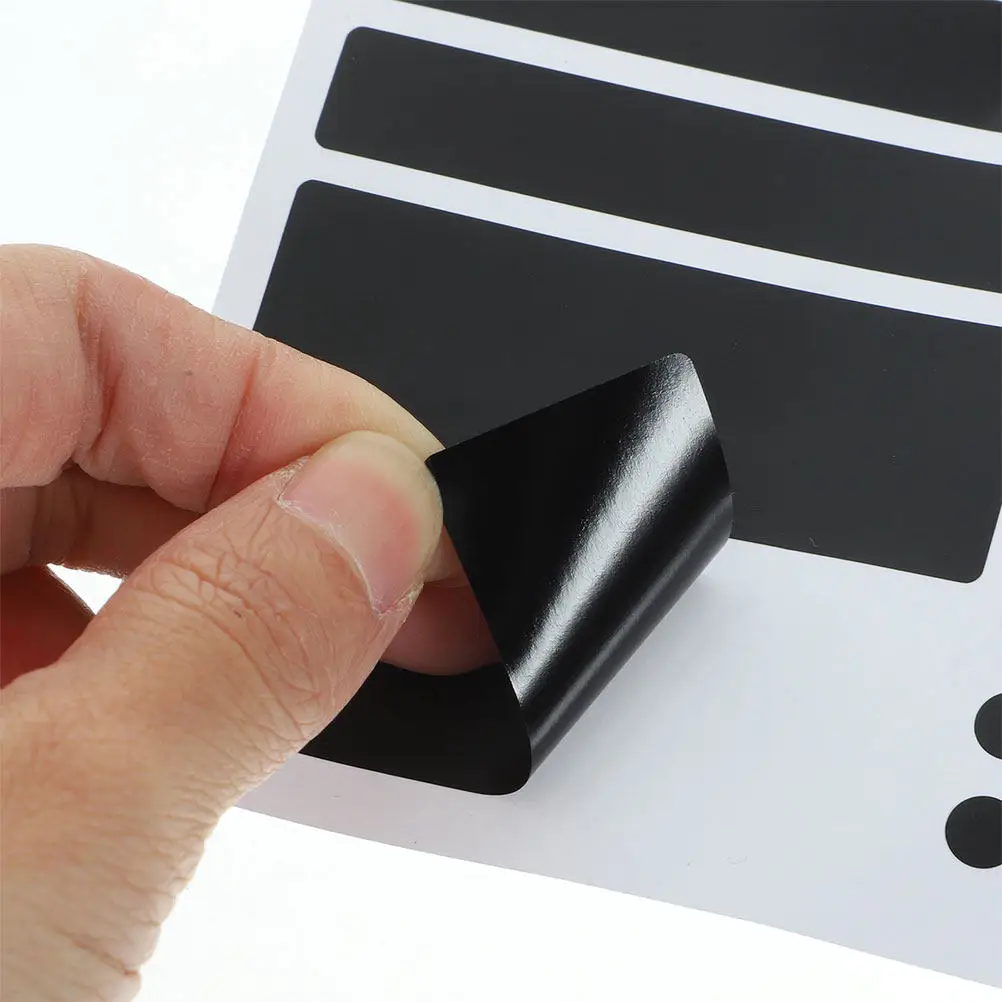 4Sheets LED Light Blackout Stickers Self Adhesive Dimming Stickers Light Shade Cover for Routers Electronics Office Home